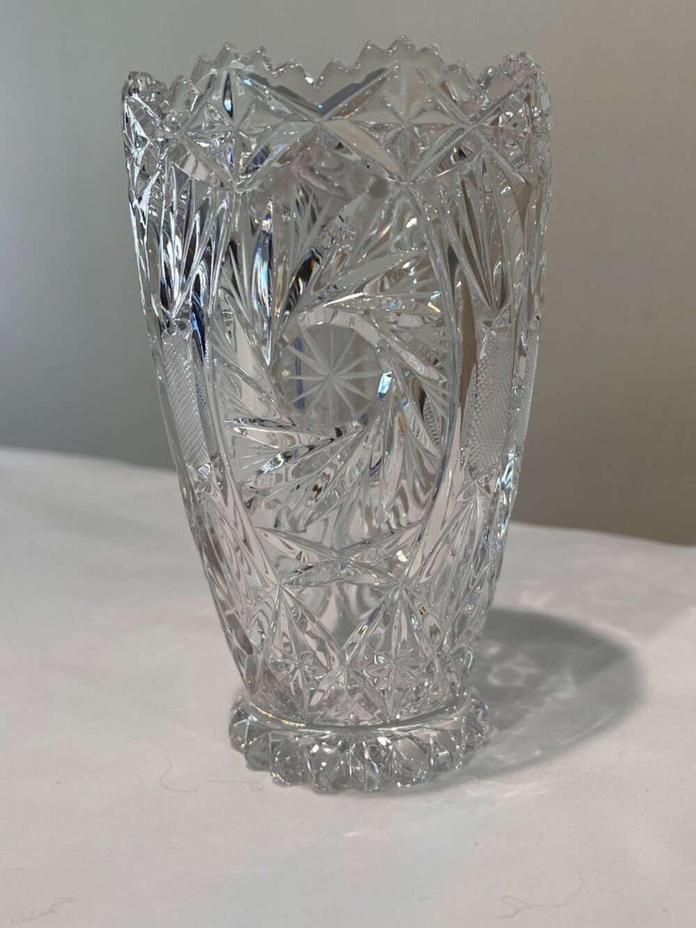 Lead Crystal Vase - Vintage - German